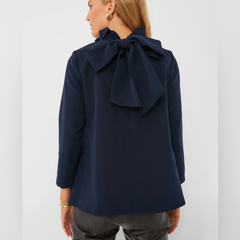 Tuckernuck Navy Faye Blouse - Picture 2 of 10